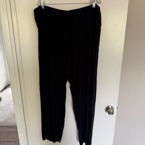Nordstrom Lingerie Black Pajama Pants size 2X
